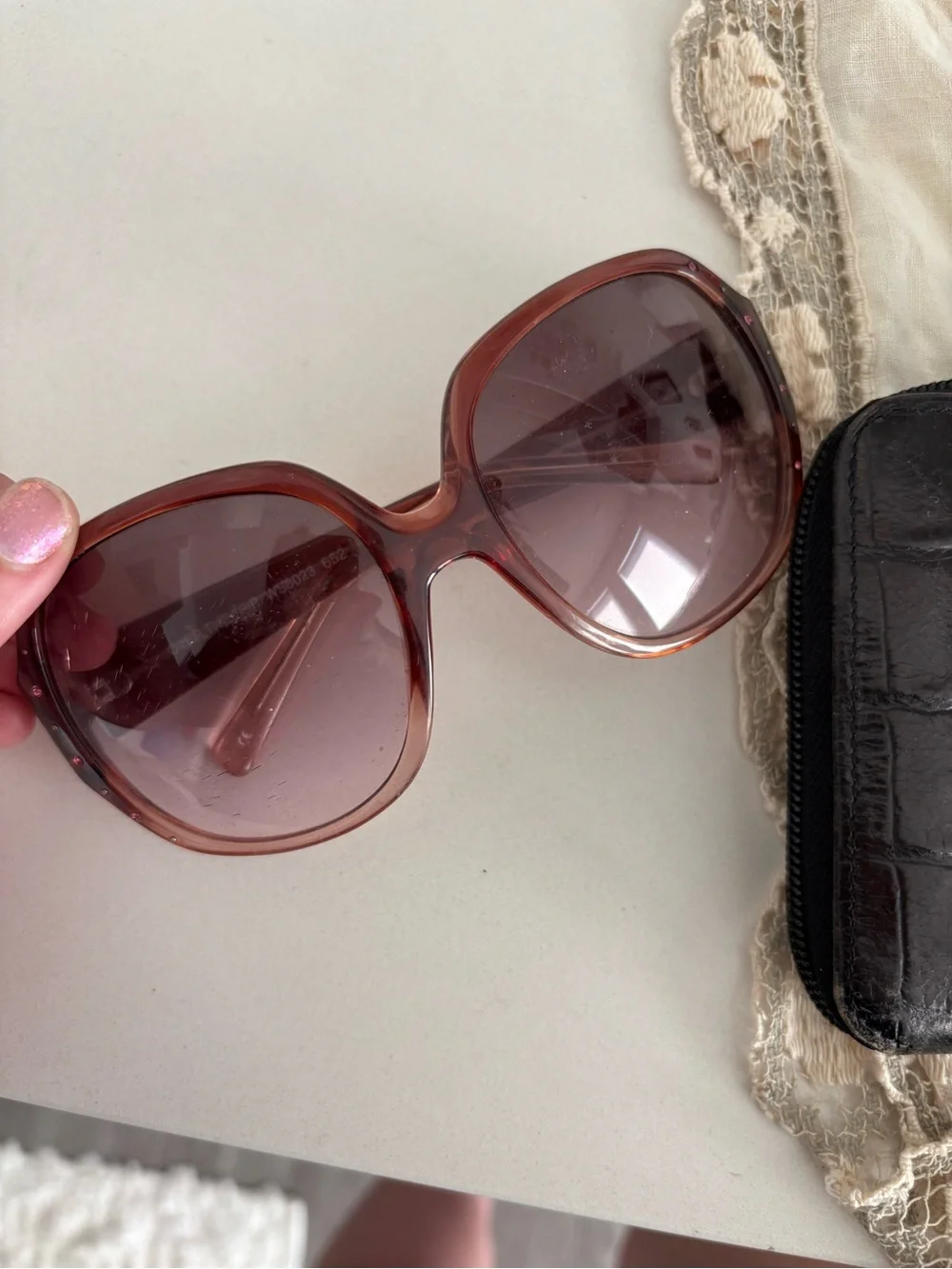 Pink Y2K Zou zou Tinted Women's Sunglasses